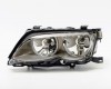 BMW 3 E46 01->05 head lamp L H7/H7 silver rim electrical with motor type AL DEPO