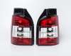 VW Transporter 03->09 tail lamp CRISTAL+LED red/whiteset E