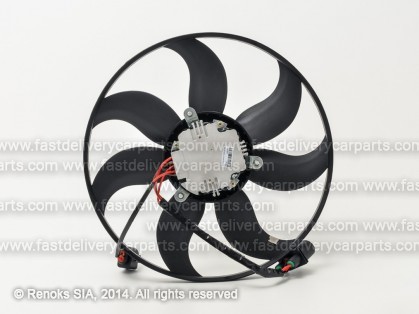 VW Golf 03->09 cooling fan 360mm 220W 4pin+2pin SIEMENS/BROSE type SRLine