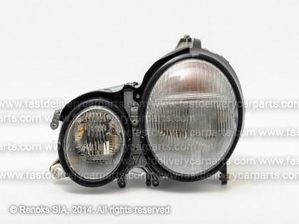 MB E W210 99->03 head lamp L H7/H7 with motor HELLA