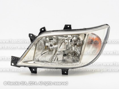 MB Sprinter 00->06 head lamp L H3/H7/H7 03->06 with motor with bulbs HELLA