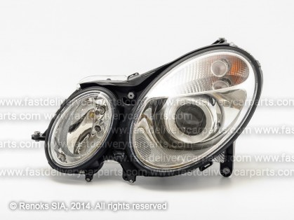 MB E W211 02->06 head lamp L H7/H7 with motor with bulbs HELLA