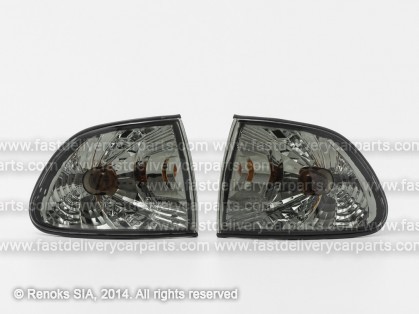 BMW 7 E38 94->01 corner lamp CRISTAL smokeset E 94->99