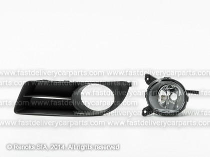 TT Corolla 04->06 fog lamp SED L H11 +grille set with bulb and bulbholder DEPO