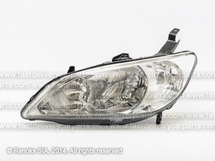 HN Civic 04->05 head lamp 4D L HB3/HB4 electrical DEPO