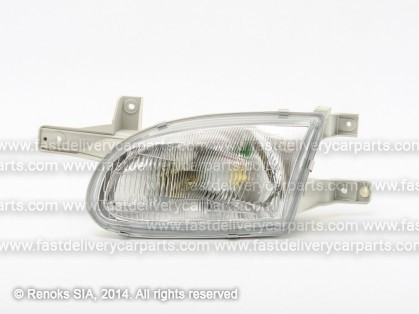 HY Accent 98->00 head lamp L H4 electrical DEPO