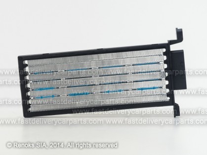 CT C4 04->08 radiators salona 250X95X15 ALU/PLAST lodēts papildus apsilde elektro OEM/OES BEHR