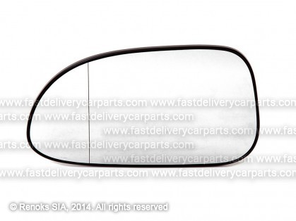 CV Lacetti 03->09 mirror glass with holder L heated aspherical