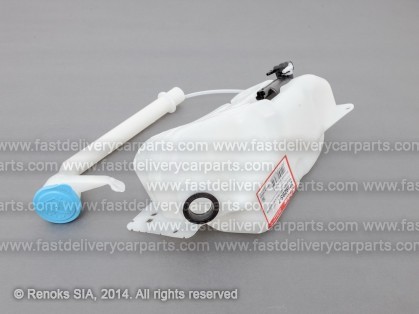 NS Qashqai 07->10 washer tank for model without headlamp washers with pump and filler neck