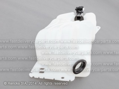 NS Qashqai 07->10 washer tank for model without headlamp washers with pump and filler neck