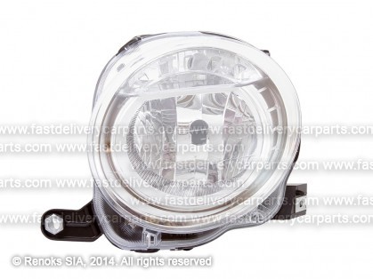 FT 500 07->15 head lamp low beam L H7 silver rim electrical with motor TYC