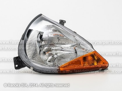 FD KA 96->08 head lamp R H1/H7 yellow corner lamp manual/electrical TYC