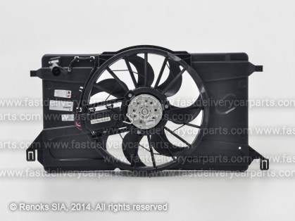 FD Focus 04->08 cooling fun with shroud 390mm 320W 3pin with control module