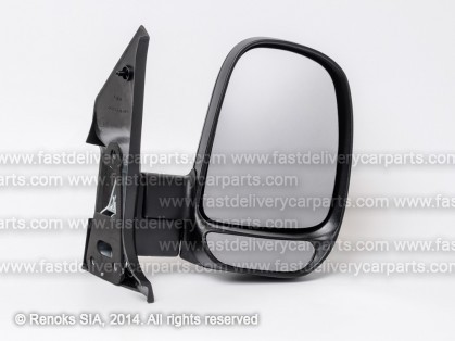 FD Transit 94->00 mirror R manual black convex short