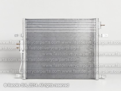 JP Grand Cherokee 99->04 condenser 580X460X22 with integral oil cooler 4.0/4.7/2.7D