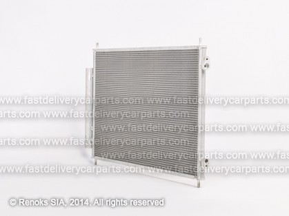 HN CRV 06->09 condenser 705X370X17 with integrated receiver dryer 2.0/2.4/2.2D