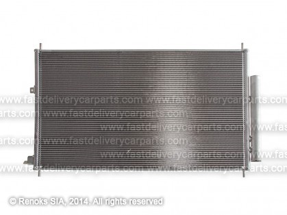 HN CRV 12->15 condenser 708X400X16 with integrated receiver dryer 2.0/1.6D/2.2D SRLine