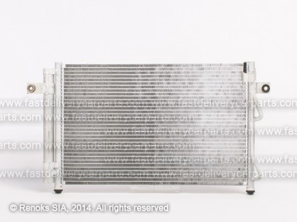 HY Getz 02->05 condenser 545X345X16 with integrated receiver dryer 1.1/1.3/1.4/1.6