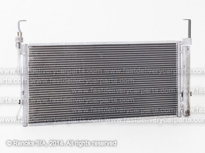 HY Santa Fe 01->06 condenser 700X340X16 with receiver dryer 2.0/2.4/2.7/2.0D SRLine