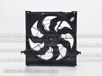 HY i30 07->12 cooling fun with shroud 420mm 200W 3pin HALLA/HANON