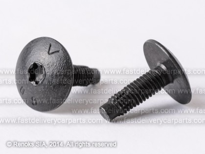 VW screw black galvanized steel 6.0X17MM 6N0807199 742723 N90740701 48045900 41146T 10pcs