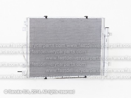 KIA Sorento 06->09 condenser 595X455X13 with integrated receiver dryer 3.3/2.5D DOOWON