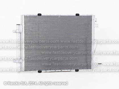 KIA Sorento 06->09 condenser 595X455X13 with integrated receiver dryer 3.3/2.5D DOOWON