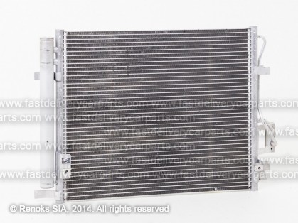 KIA Sorento 09->12 condenser 535X425X16 with integrated receiver dryer 2.0D/2.2D SRLine