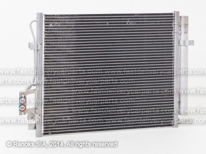 KIA Sorento 09->12 condenser 535X425X16 with integrated receiver dryer 2.0D/2.2D SRLine