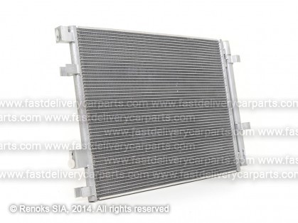 KIA Rio 11->16 condenser 535X372X16 with integrated receiver dryer 1.1D/1.4D SRLine