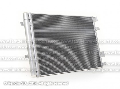 KIA Rio 11->16 condenser 535X372X16 with integrated receiver dryer 1.1D/1.4D SRLine