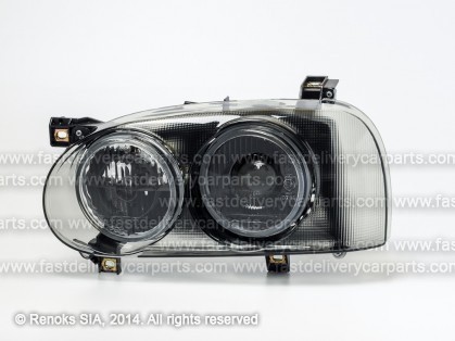 VW Golf 91->97 head lamp L+R H1/H3 manual/electrical tonēts with lens komplekts TYC