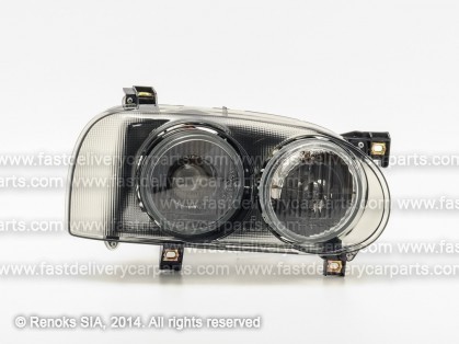 VW Golf 91->97 head lamp L+R H1/H3 manual/electrical tonēts with lens komplekts TYC