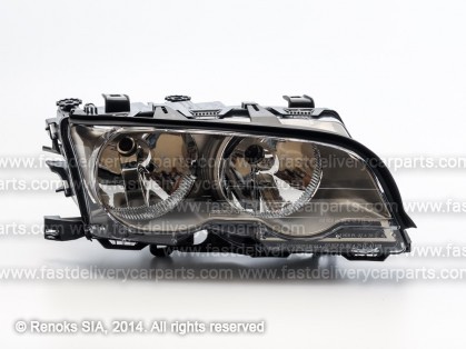 BMW 3 E46 98->01 COUPE head lamp R H7/H7 with motor DEPO