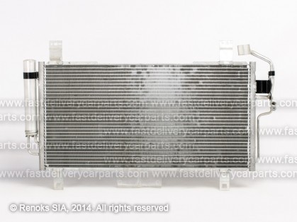 MZ 6 02->07 condenser 680X333X16 with integrated receiver dryer 1.8/2.0/2.3 SRLine