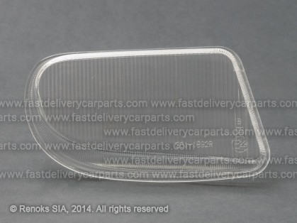 MB E W210 99->03 fog lamp glass R