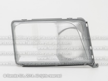 MB E W124 85->95 head lamp glass R 93->95