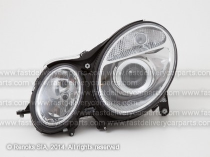 MB E W211 02->06 head lamp L H7/H7 electrical with motor TYC