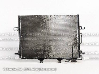 MB E W211 02->06 condenser 635X445X16 with receiver dryer BENZ/DIES