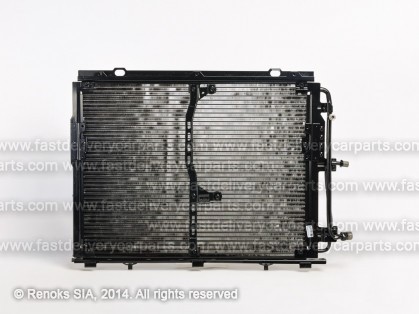 MB S W140 91->98 condenser 620X445X15 without dryer 2.8/3.2/4.2/5.0/6.0/3.0D/3.5D OEM/OES