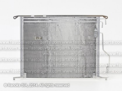 MB S W220 98->02 condenser 625X485X16 with integral oil cooler BENZ/DIES