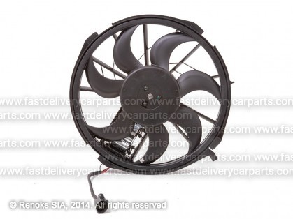 MB A W169 04->08 cooling fun with shroud 420mm 4pin with control module