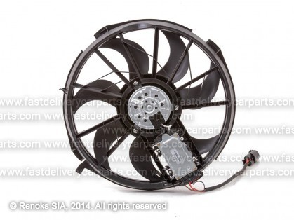 MB A W169 04->08 cooling fun with shroud 420mm 4pin with control module