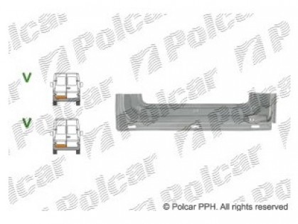 MB Sprinter 95->00 rear door part inner L