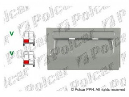 MB Sprinter 95->00 rear door part L 46cm