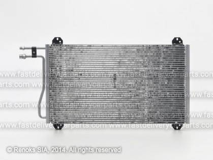 MB Sprinter 95->00 condenser 670X380X16 without dryer 2.3/2.1D/2.3D/2.7D/2.9D