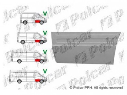 MB Sprinter 06->13 door repear part front lower R 39cm