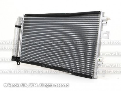 MINI Cooper 01->07 condenser 625X315X16 with receiver dryer 1.4/1.6