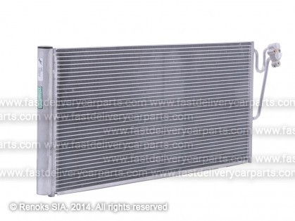 MINI Cooper 07->14 condenser 660X340X16 with integrated receiver dryer 1.4/1.6/1.6D SRLine