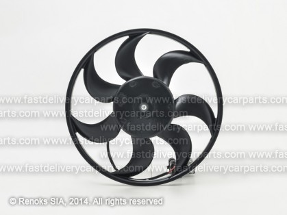 OP Astra 98->04 ventilators 390mm 3pin ar rezistoru